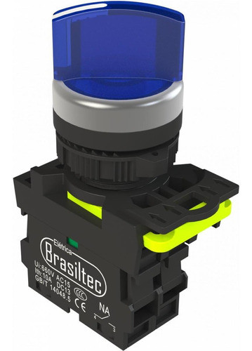 Chave Seletora 2 Posições 1na Azul Iluminado 24v 0