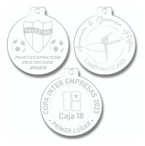 130 Medallas De Acrilico De 5 Cm , Con Cinta Colocada 0 130 Medallas De Acrilico De 5 Cm , Con Cinta Colocada 0