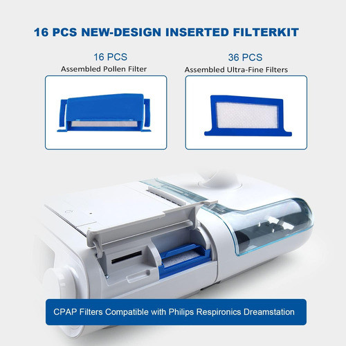 Filtros Cpap De 52 Unidades Compatíveis Com Dream Station Cp 1