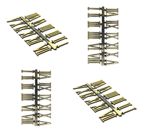 30 Números Romanos De 1,5cm / 2cm Para Hacer Relojes Caballi 0