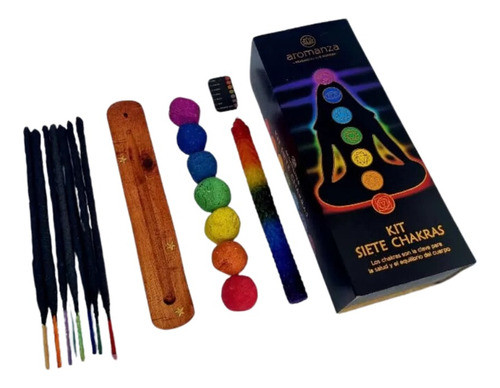 Box Kit 7 Chakras Premium Aromanza 0