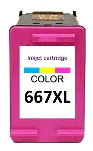 Cartucho 667xl Colorido 10ml Para 2776 2376 6476 6000 6400 0