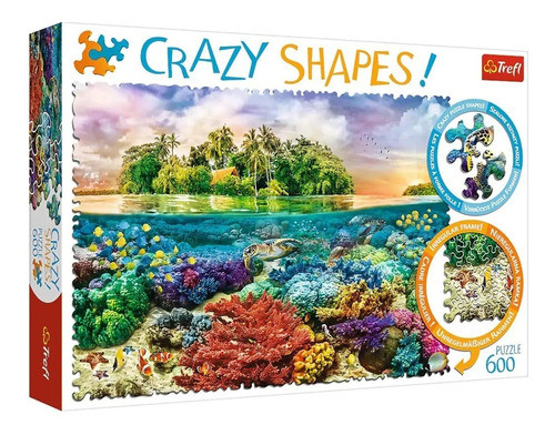 Rompecabeza Trefl Isla Tropical 600 Piezas Paisaje Febo 0
