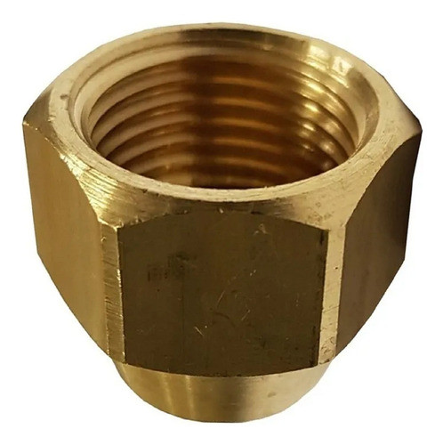 Tuerca 5/8 Forjada Bronce 1