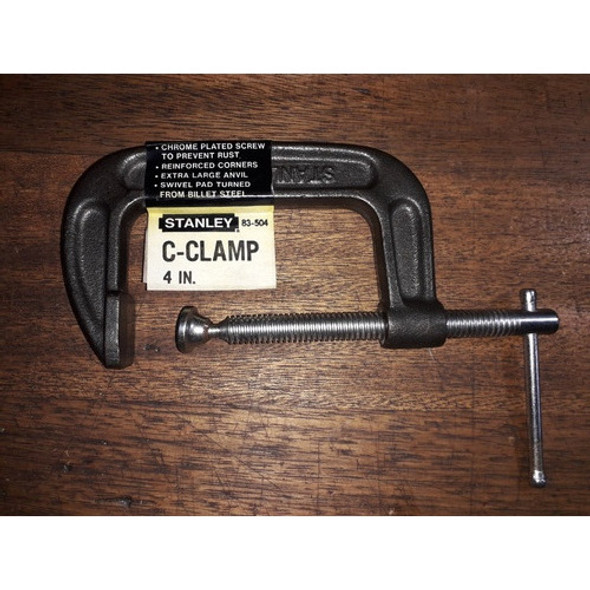 Prensa Stanley 4 Pulgadas 100mm 83-504 Profesional Sargento 1