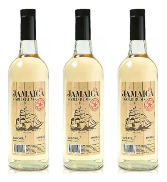 Ron Jamaica Gold 1l X3 Zetta Bebidas 0