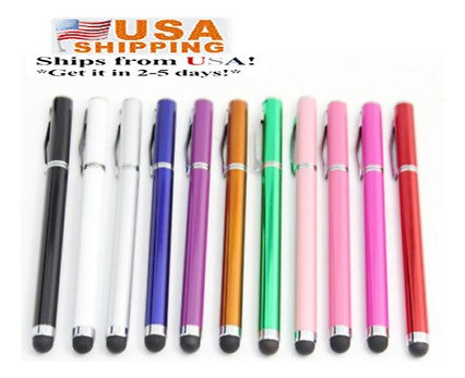 Uas 1 X 10 Pc 2 En 1 Varios Colores Capacitiva Lápiz/bolígra 1