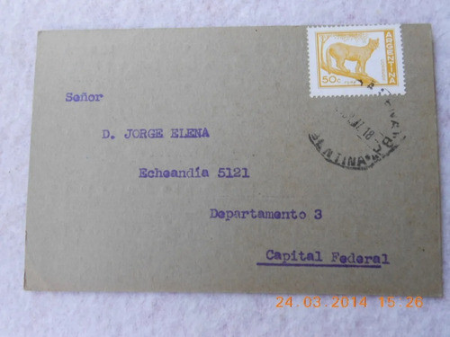 Postal Radio Aficionado C/sello Postal S. Nicolas Bs.as.1971 1