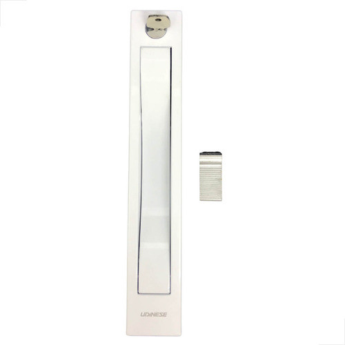Fecho Concha 220 Flare Udinese Com Chave Lingueta Branco 1