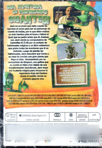 Jack Y Las Habichuelas Mágicas - Dvd Nuevo Orig Cerr - Mcbmi 1
