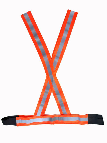Bandolera Reflectiva Seguridad Reforzada Trabajo Moto 0