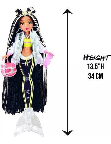Muñeca Mermaze Mermaidz Color Change Hair Gel Coleccionable 1