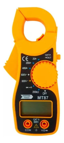 Alicate Amperímetro Digital Medidor Testes 600v Com Pontas 1