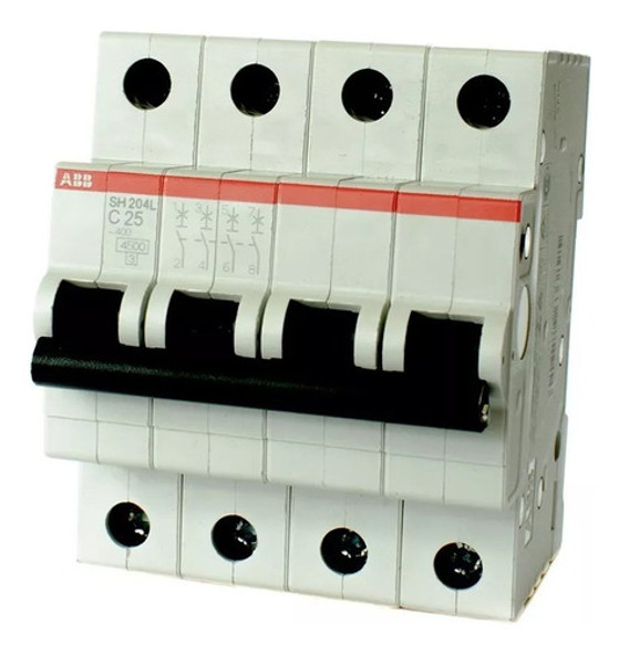 Termica 4x25 Amp 4.5ka Termomagnetica 0