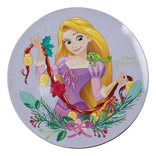 Sousplat Disney Princesa Rapunzel 33cm 1 Unid 1022124 0