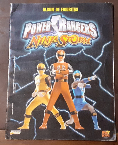 Album * Power Rangers Ninja Storm* Vacio, Año 2004 0