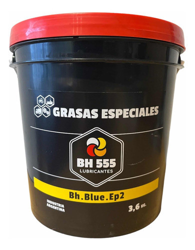 Grasa Azul Litio  Ep2 Engrase  Industria Y Maquinaria 3.6 Kg 0