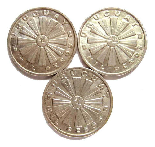 Oferta 3 Monedas 1969 Fao De Plata Muy Buen Estado Vea Fotos 0