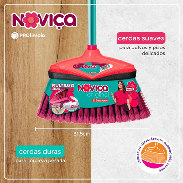Escoba Novica Original Multiuso Dúo Prolimpio - Prolimpio 1