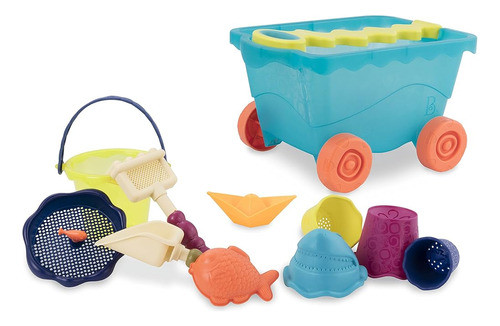 B. Juguetes Wavy-wagon Travel Beach Buggy (sea Blue) Con 11 0
