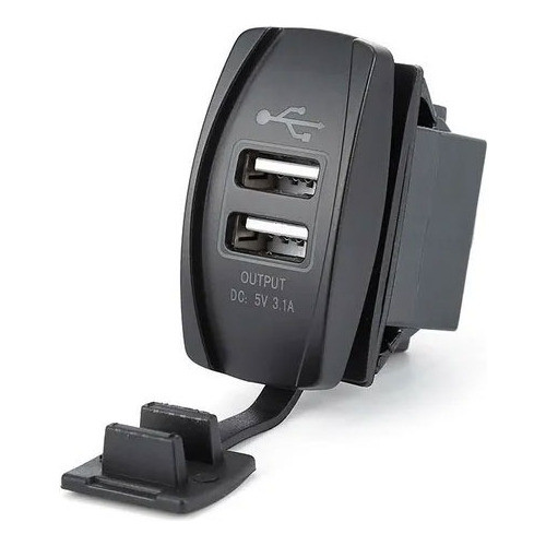 Cargador Usb 12-24v Toma Embutir Enchufe Auto Moto Nautica 0