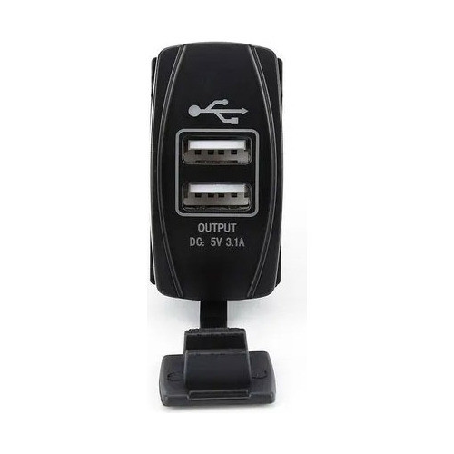 Cargador Usb 12-24v Toma Embutir Enchufe Auto Moto Nautica 1