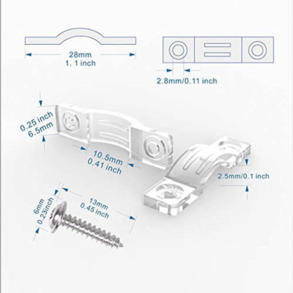Soportes De Montaje De Tira De Luz Led, Clips De Tira De Luz 1