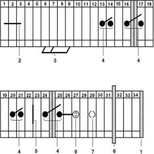 Borne De Instalacion Conex. X Tornillo 25mm Azul Uik 16 Bu 1