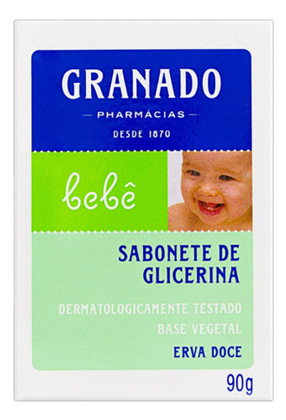 Kit C/ 4 Sabonete Glicerina Bebe Ervadoce 90g 0