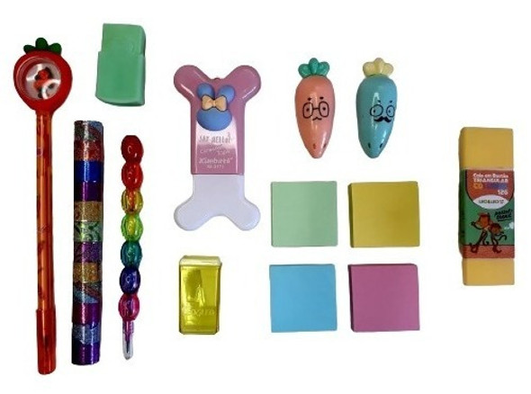 Kit Papelaria Divertida Fofa Coelho Páscoa Kawaii + Itens 0