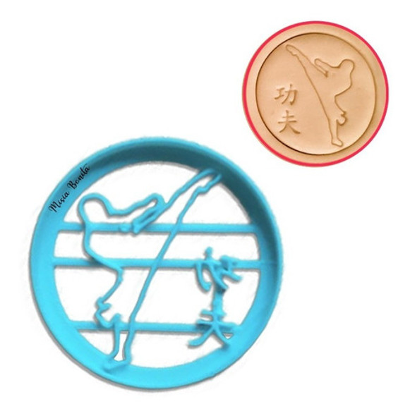 Kung Fu Taichi X4 - Cortantes Moldes Galletas Masa Fondant 1