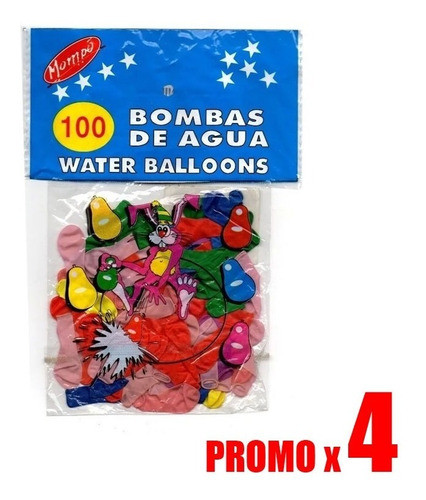 Bombita Bombitas Globito Globitos Agua Carnaval X 100 Unid 0