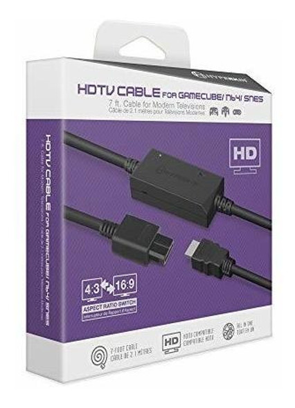 Cable Hdtv Hyperkin 3in1 Para Gamecube N64 Super Nes 1
