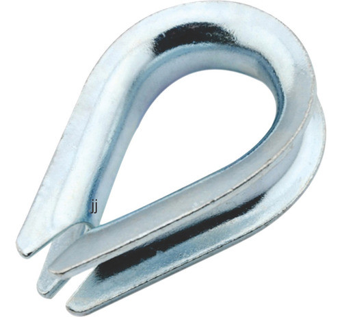 300 Un Sapatilha Em Aço Para Cabo De Aço 1/2 Galvanizada 0