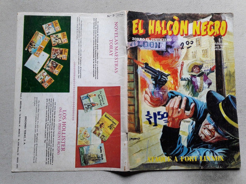 Revista El Halcón Negro - Año 1976 - Ataque A Fort Linnox 0