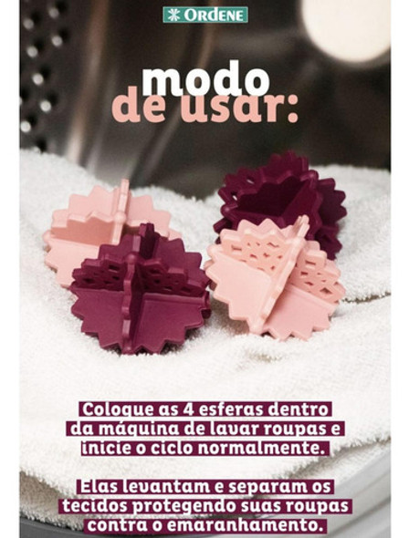 Esferas Para Lavar Roupas Log Ordene 4 Peças 1