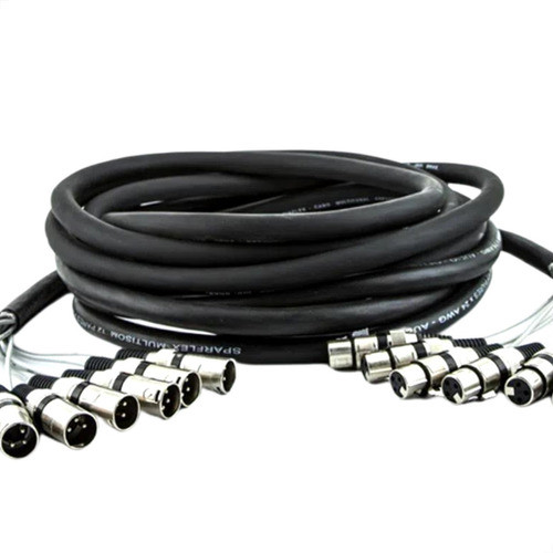 Multi Cabos Com Conectores Xlr 12 Vias - Espaguetado 1 Mt 1