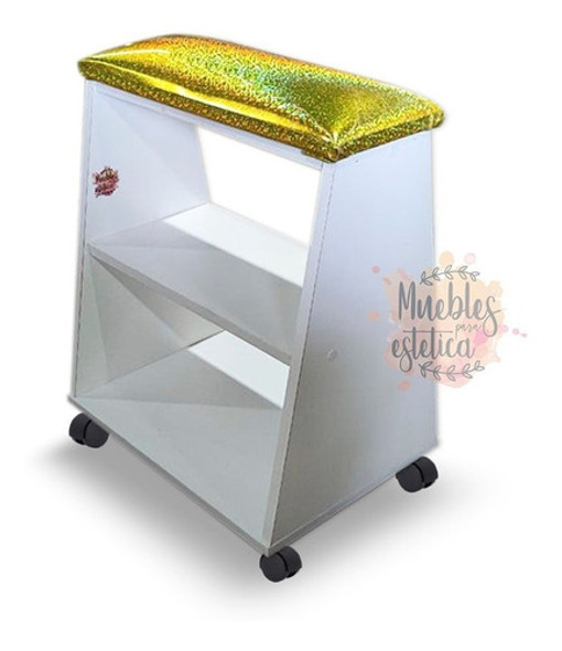 Mesa Auxiliar Rodante Para Pedicura 0