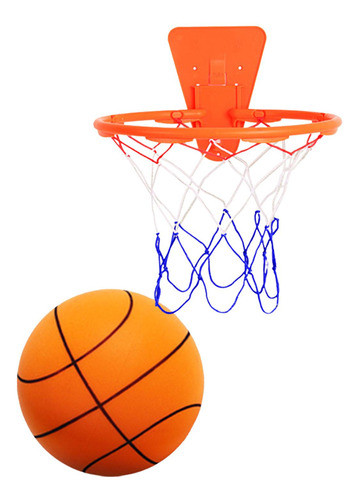Basquete Silencioso Com Aro, Bola Esportiva Tamanho 7 0