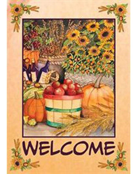 Toland Home Garden 100554 Autumn Bounty Fall Flag 28x40 PuLG 0