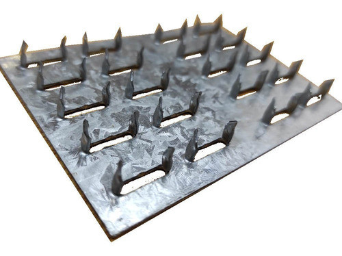 Placa De Clavos X 10u Nail Plate Acero Galvanizado 195x140mm 1