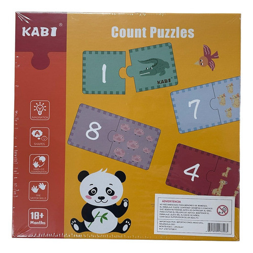 Puzzle Montessori - Aprende Números (ak0111) 1