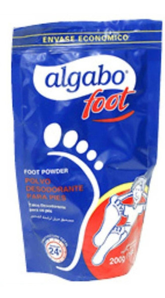 Algabo Foot Polvo Desodorante Para Pies Talco Ecopa 200g $ef 0