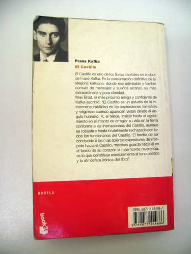 El Castillo Kafka Usado Papel Bolsillo Booket Ok Boedo 1