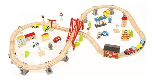 Pista De Tren De Madera - Isatina 0