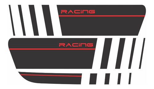 Kit Adesivo Faixa Lateral Palio Sporting Racing Imp117 Fgc 1