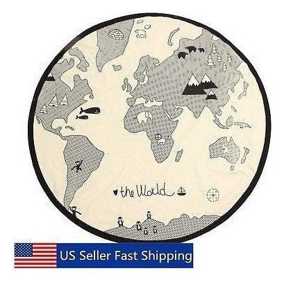 135cm Alfombra De Alfombras Redondas Para Niños Alfombra De 1