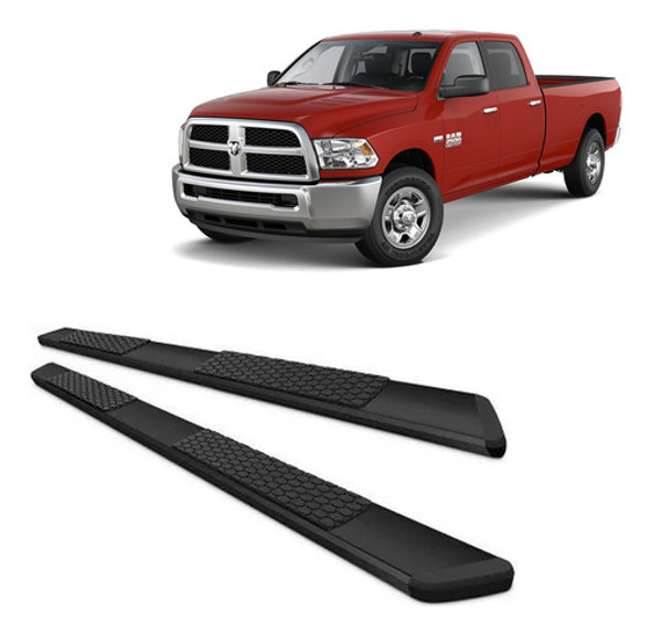 Estribos Dodge Ram 2500 /3500 Aluminio Negro Cuadrado 0