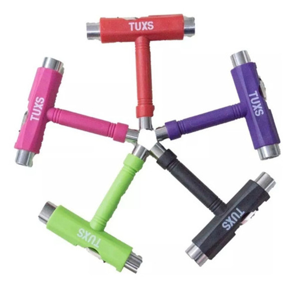 Llave T Tuxs Skate Longboard Patines Allen Phillips Verde 0
