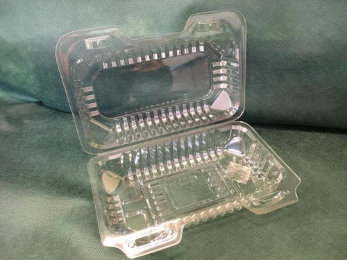 Contenedor Con Bisagra 15,7 X 8,1 X 6 - 100 Unidades. 1